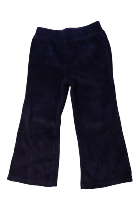 A Navy Casual Pants from Jacadi in size 4T for girl. (Front View)