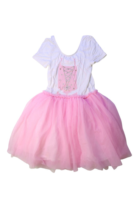 A White Dress Sets from Seed in size 8Y for girl. (Front View)