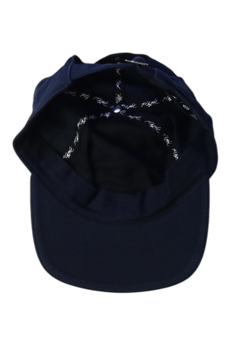 A Navy Caps from Air Jordan in size 12Y for neutral. (Back View)