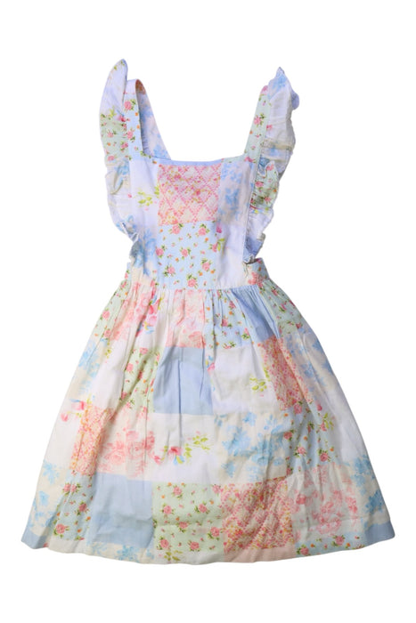 A Multicolour Sleeveless Dresses from Polo Ralph Lauren in size 5T for girl. (Front View)