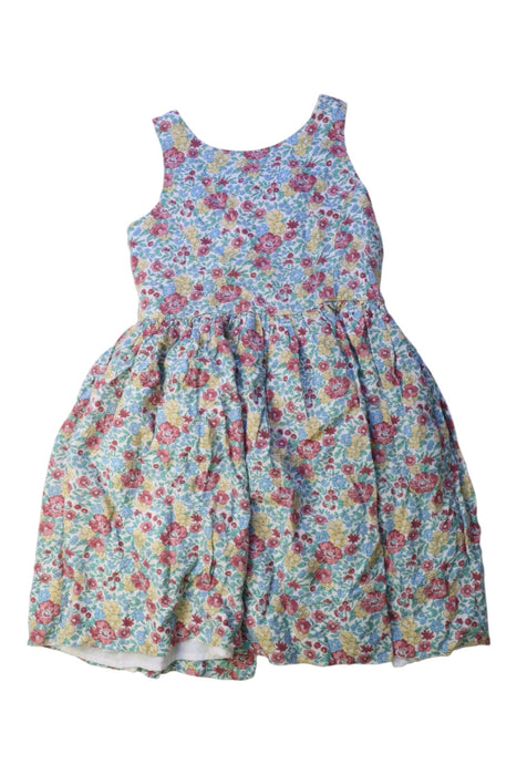 A Multicolour Sleeveless Dresses from Polo Ralph Lauren in size 6T for girl. (Front View)