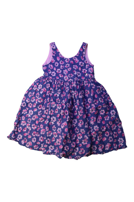 A Purple Sleeveless Dresses from Armani in size 5T for girl. (Front View)
