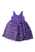 A Purple Sleeveless Dresses from Armani in size 5T for girl. (Front View)