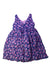 A Purple Sleeveless Dresses from Armani in size 5T for girl. (Back View)