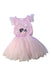 A Pink Short Sleeve Dresses from Tutu Du Monde in size 6T for girl. (Front View)