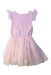 A Pink Short Sleeve Dresses from Tutu Du Monde in size 6T for girl. (Back View)