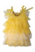 A Yellow Sleeveless Dresses from Tutu Du Monde in size 6T for girl. (Front View)