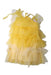 A Yellow Sleeveless Dresses from Tutu Du Monde in size 6T for girl. (Back View)