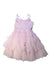 A Pink Sleeveless Dresses from Tutu Du Monde in size 6T for girl. (Back View)