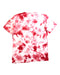 A Red Short Sleeve T Shirts from Bape by A Bathing Ape in size 14Y for boy. (Back View)