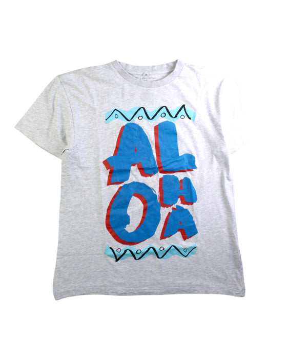 A Grey Short Sleeve T Shirts from Stella McCartney in size 12Y for boy. (Front View)