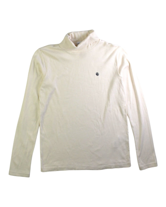 A White Long Sleeve T Shirts from Petit Bateau in size 12Y for neutral. (Front View)
