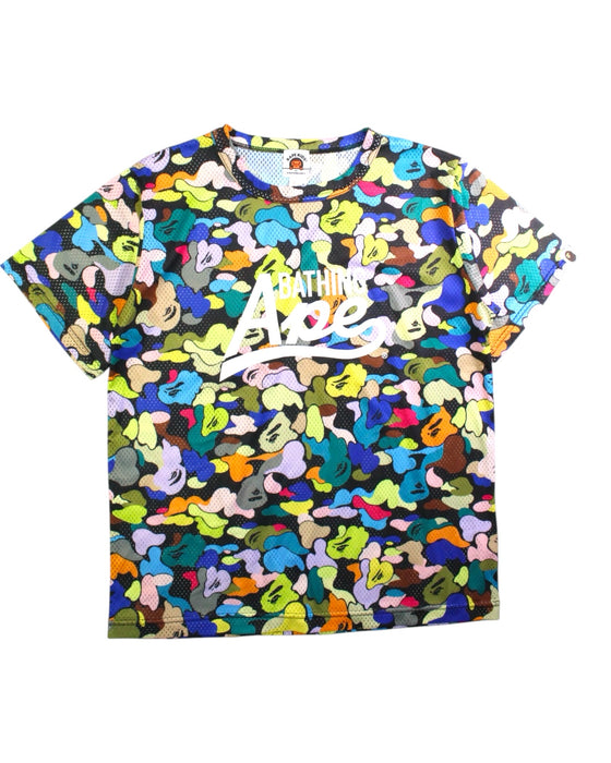 A Multicolour Short Sleeve T Shirts from BAPE KIDS in size 10Y for neutral. (Front View)