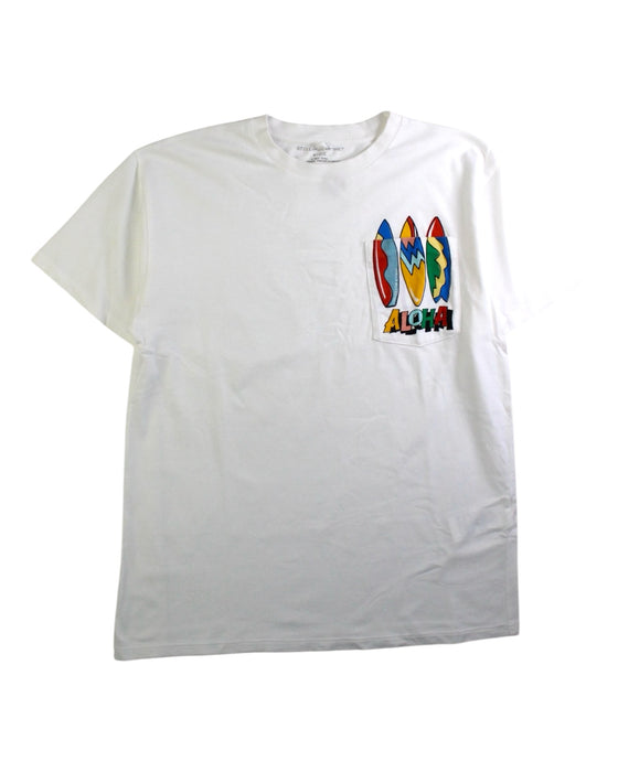 A White Short Sleeve T Shirts from Stella McCartney in size 12Y for boy. (Front View)