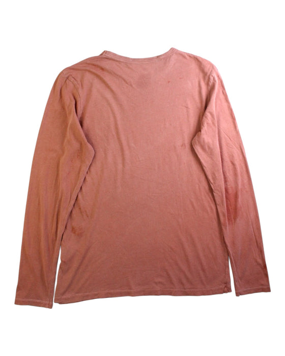 A Pink Long Sleeve T Shirts from American Vintage in size 11Y for neutral. (Back View)