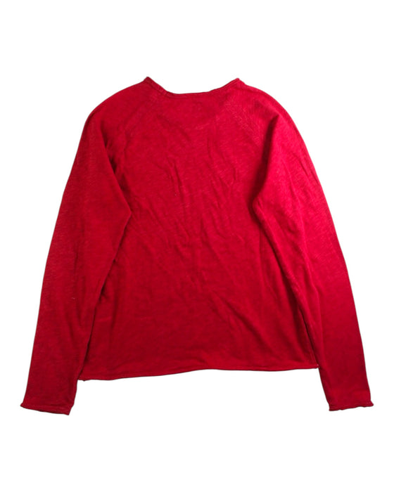 A Red Long Sleeve Tops from American Vintage in size 11Y for neutral. (Back View)
