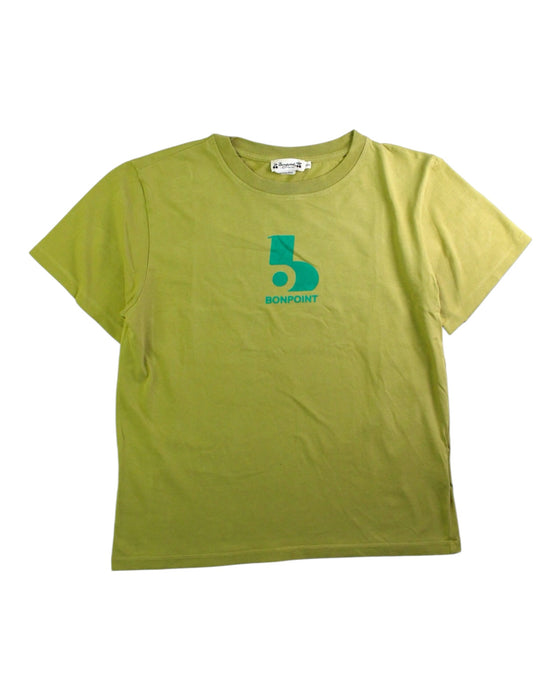 A Green Short Sleeve T Shirts from Bonpoint in size 14Y for boy. (Front View)
