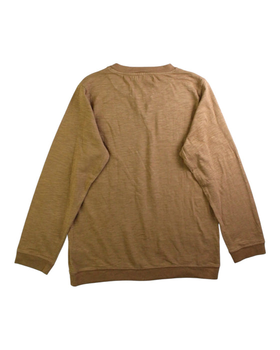 A Brown Crewneck Sweatshirts from Bonpoint in size 12Y for boy. (Back View)