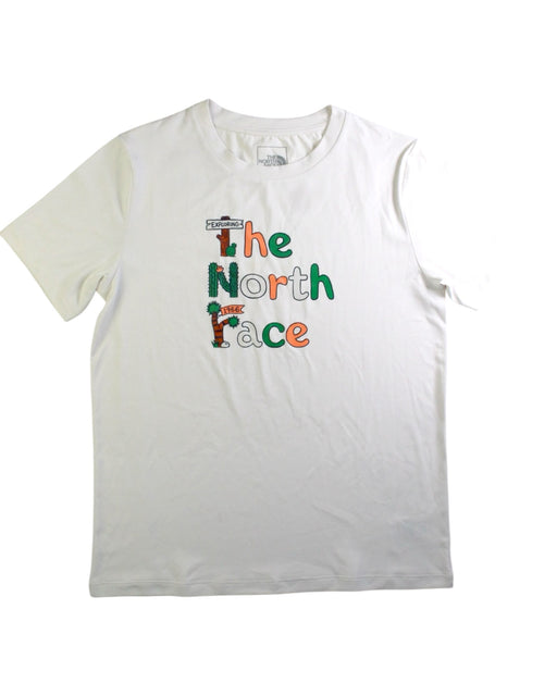 A White Short Sleeve T Shirts from The North Face in size 14Y for neutral. (Front View)