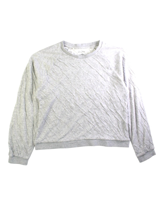 A Grey Crewneck Sweatshirts from American Vintage in size 13Y for neutral. (Front View)