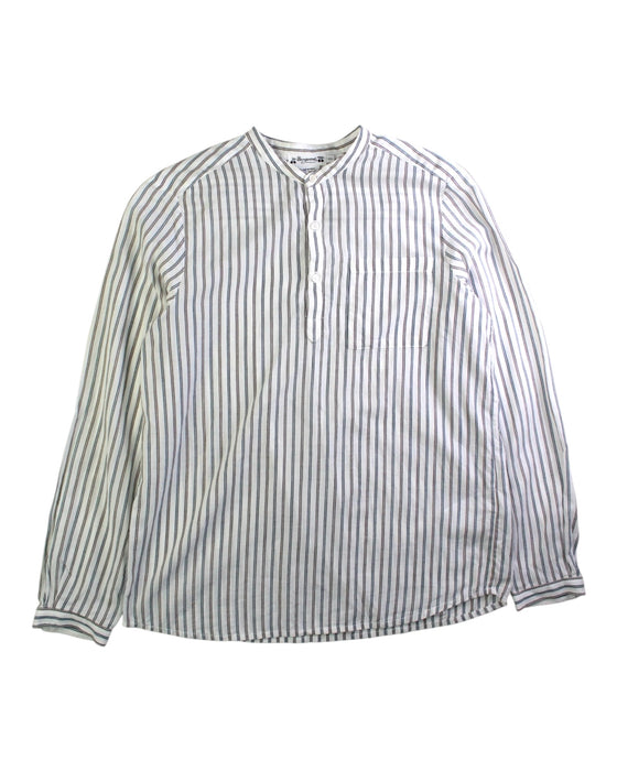 A White Long Sleeve Shirts from Bonpoint in size 12Y for boy. (Front View)
