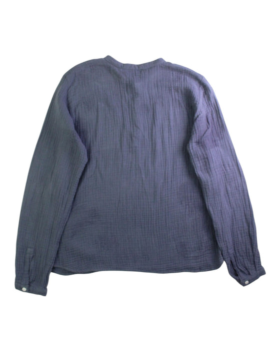 A Navy Long Sleeve Shirts from Bonpoint in size 12Y for boy. (Back View)