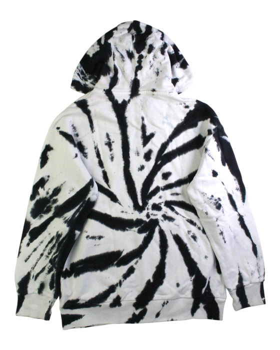 A Black Zippered Sweatshirts from Finger in the Nose in size 10Y for boy. (Back View)
