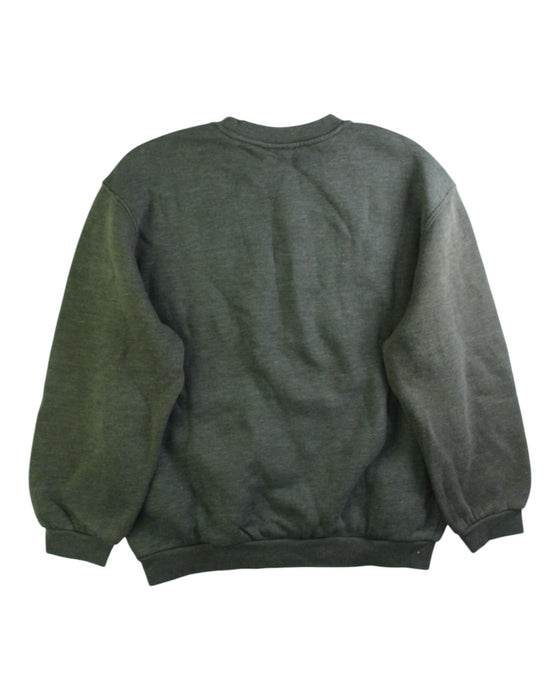 A Green Crewneck Sweatshirts from American Vintage in size 13Y for boy. (Back View)