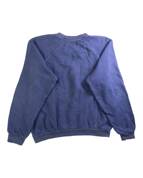 A Navy Crewneck Sweatshirts from American Vintage in size 13Y for boy. (Back View)