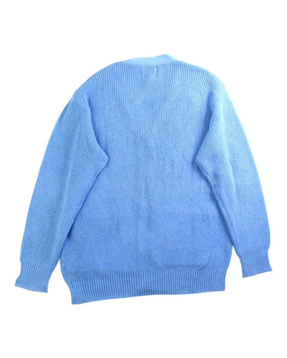 A Blue Cardigans from BAPE KIDS in size 10Y for boy. (Back View)