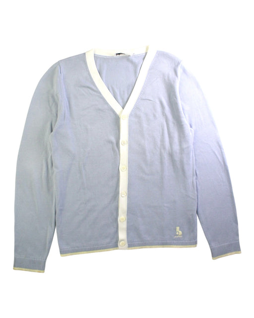 A Blue Cardigans from Bonpoint in size 14Y for boy. (Front View)