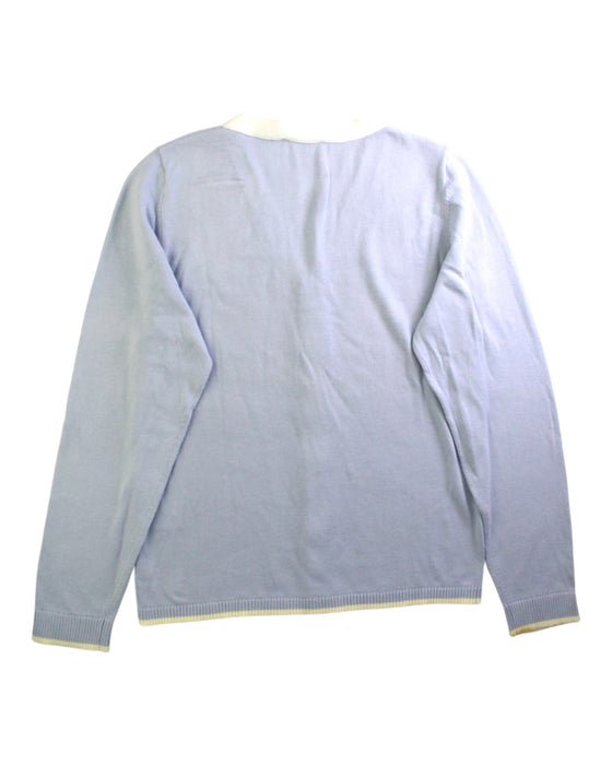 A Blue Cardigans from Bonpoint in size 14Y for boy. (Back View)