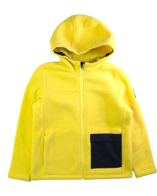 A Yellow Lightweight Jackets from Aigle in size 12Y for neutral. (Front View)