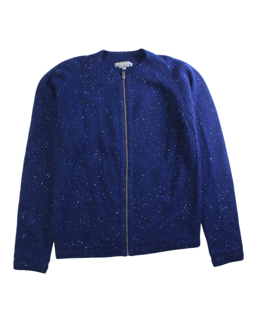A Blue Cardigans from Bonpoint in size 12Y for boy. (Front View)