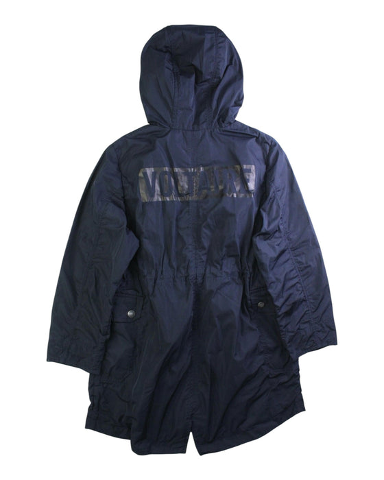 A Navy Coats from Zadig & Voltaire in size 10Y for neutral. (Back View)
