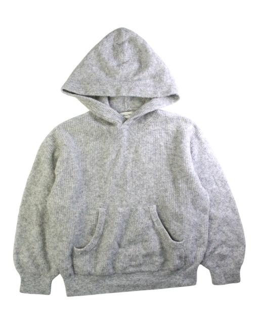 A Grey Hooded Sweatshirts from American Vintage in size 11Y for neutral. (Front View)