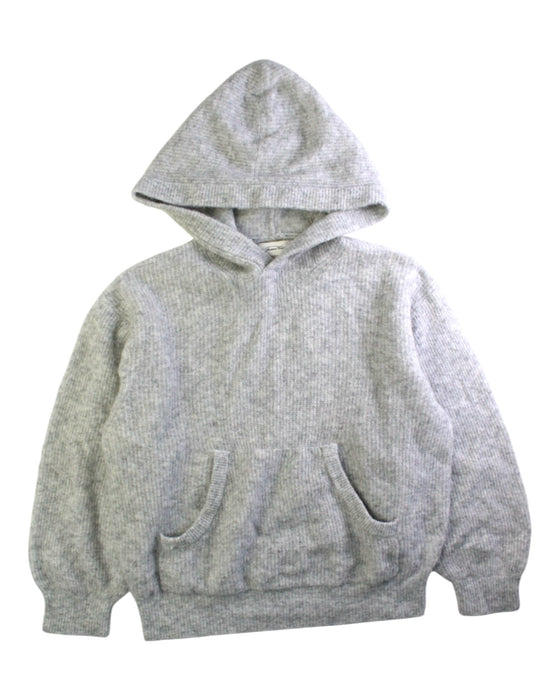 A Grey Hooded Sweatshirts from American Vintage in size 11Y for neutral. (Front View)