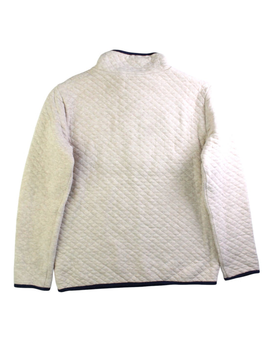 A Beige Puffer/Quilted Jackets from Crewcuts in size 10Y for boy. (Back View)