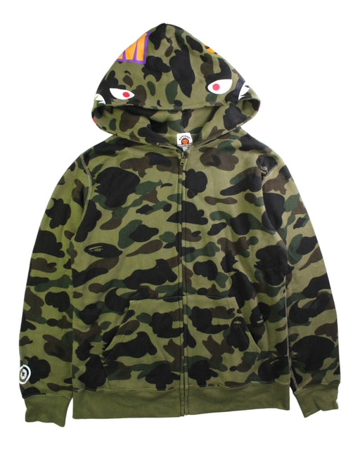A Multicolour Hooded Sweatshirts from BAPE KIDS in size 14Y for boy. (Front View)