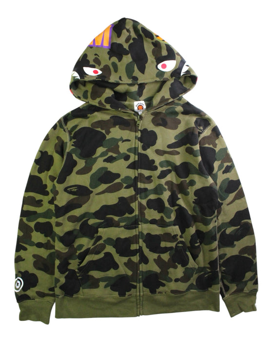 A Multicolour Hooded Sweatshirts from BAPE KIDS in size 14Y for boy. (Front View)