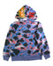 A Multicolour Hooded Sweatshirts from BAPE KIDS in size 11Y for girl. (Back View)