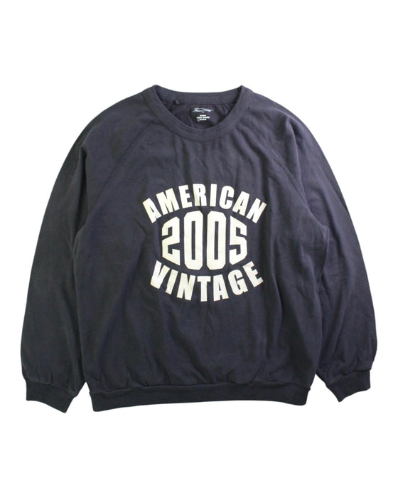 A Black Crewneck Sweatshirts from American Vintage in size 13Y for neutral. (Front View)