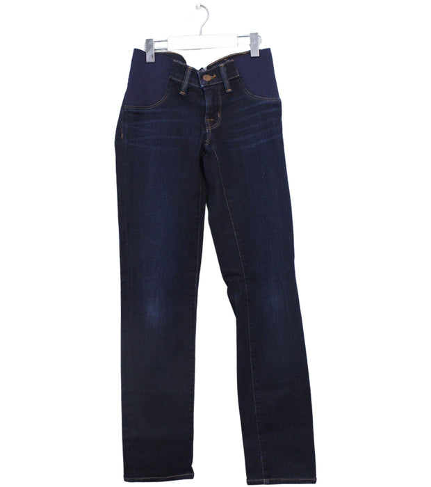 A Navy Jeans from J Brand in size S for maternity. (Front View)