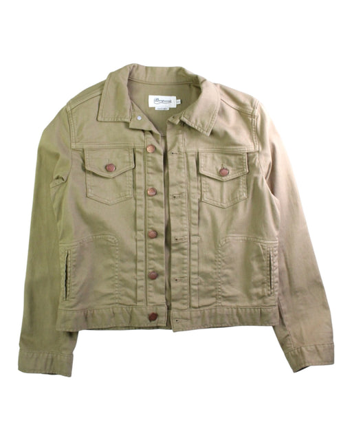A Beige Lightweight Jackets from Bonpoint in size 12Y for boy. (Front View)