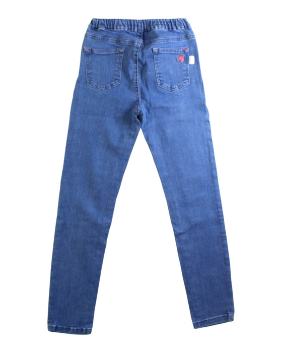 A Blue Jeggings from White Stuff in size 7Y for girl. (Back View)