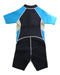 A Black Wetsuits from Minnex in size 6T for boy. (Back View)