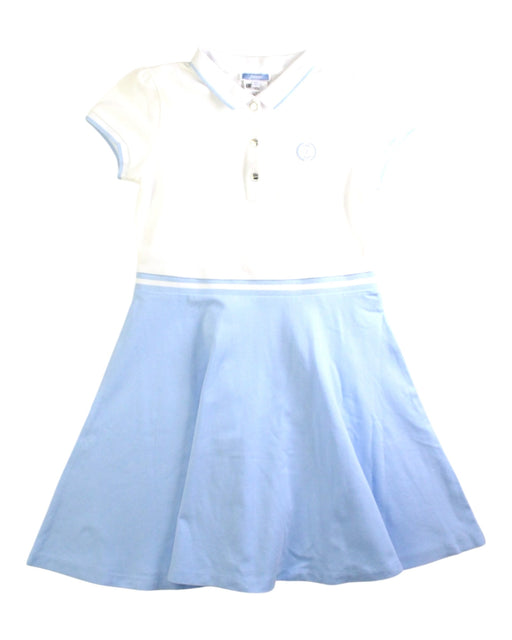 A White Short Sleeve Dresses from Jacadi in size 8Y for girl. (Front View)