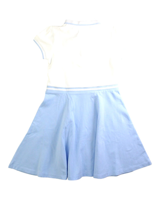 A White Short Sleeve Dresses from Jacadi in size 8Y for girl. (Back View)