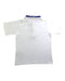 A White Short Sleeve Polos from Moncler in size 6T for boy. (Back View)