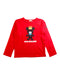 A Red Long Sleeve T Shirts from Miki House in size 7Y for neutral. (Front View)